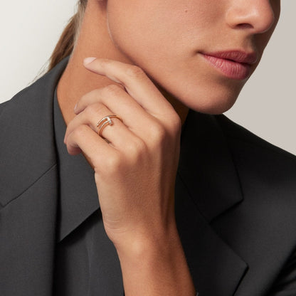 [Stars Jewelry]JUSTE 1.8MM HALF DIAMOND RING