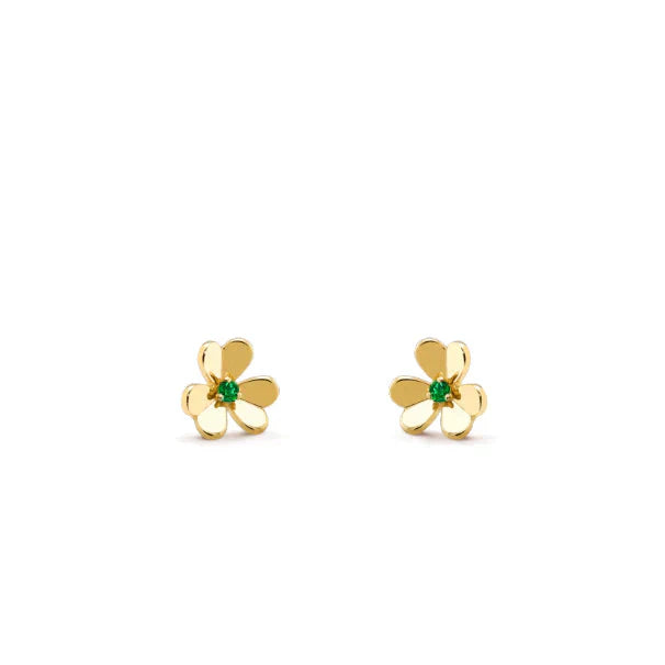 [Stars Jewelry]FRIVOLE  FLOWER MALACHITE EARRINGS