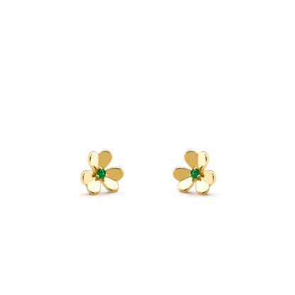 [Stars Jewelry]FRIVOLE  FLOWER MALACHITE EARRINGS